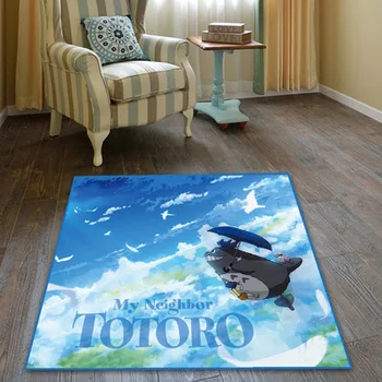 

Cartoon Gift Studio Ghibli My Neighbor TOTORO Captain Door mat Rug Carpet Floor Bedroom Doormat Non-Slip Mat