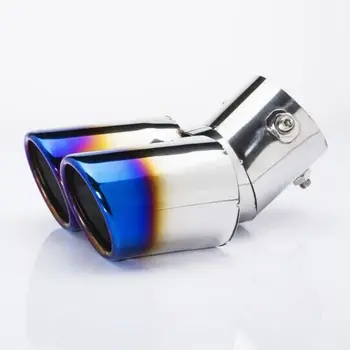 

Stainless steel exterior accessories exhaust end tip pipe muffler 1pcs for Toyota CHR 2016 2017 2018