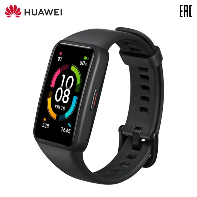 Смарт-браслет HUAWEI Band 6 сенсорный экран 1 47&quot AMOLED Smartband | Электроника