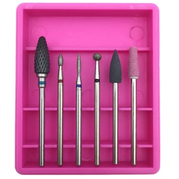 

6Pcs Diamond Nail Set Milling Cutter For Manicure Rotary Burr Clean Bits Electric Machine Art Accessory 9#