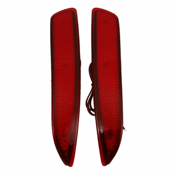 

2Pcs LED Rear Bumper Marker Break Stop Light Lamp for BMW X5 X6 M E70 E71 63217158949 16475610 Red Lens