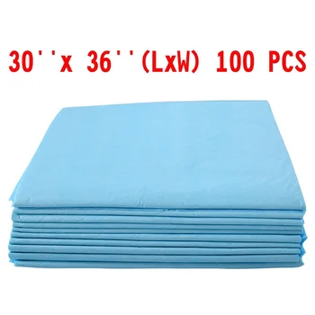 

100 pcs 30" x 36" Soft Non-woven Pet Training Wee Pee Piddle Pad Dog Supplies PS6108
