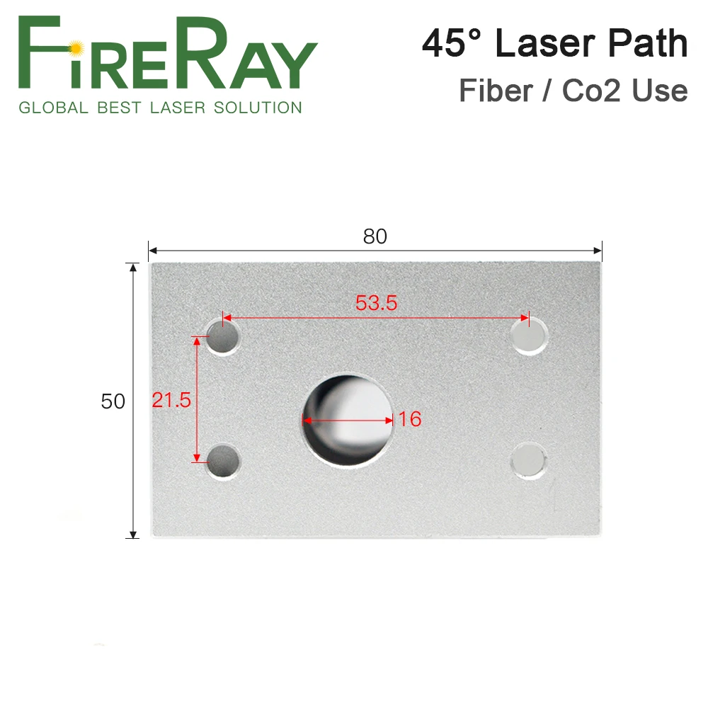 FireRay 45 ° гальванический преобразующий лазерный путь для Co2 и волокна лазерная