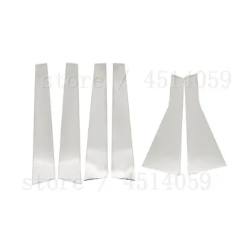 

Car Body cover stick stainless steel glass window garnish pillar middle column trim hoods For Jeep Cherokee 2013 - 2018 2019