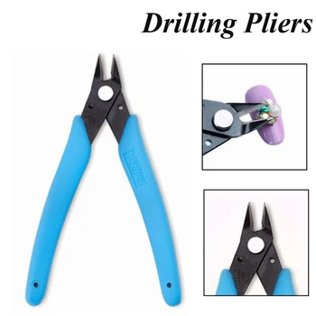 

Drilling Nail Pliers for Jewelry and Wirework Tool for Wire Work Cutting Pliers Scissors Nipper 170 Oblique Nail Clippers Hj26s7