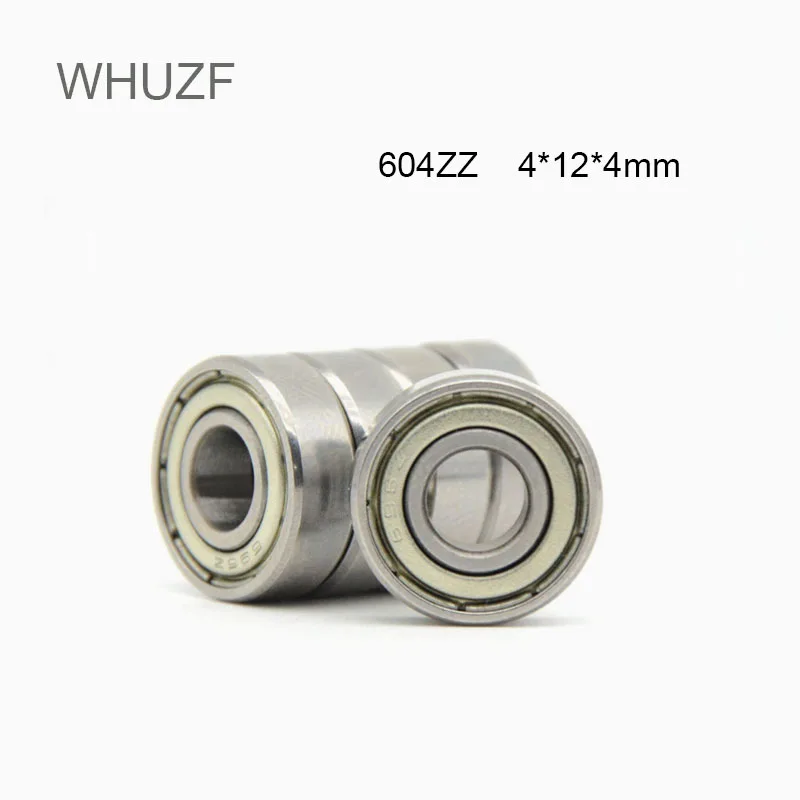 

WHUZF Free Shipping 604ZZ Bearing ABEC-1 5/10/20PCS 4x12x4 MM Miniature 604Z Ball Bearings 604 ZZ EMQ Quality