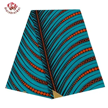 

2020 Ankara African Polyester Wax Prints Fabric Binta Real Wax High Quality 6 yards/lot African Fabric for Party Dress FP6204