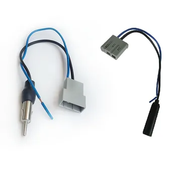 

Biurlink 2Pcs Female/Male Car FM/AM Radio Aerial Antenna Modify Wires Adapter for Nissan Stereo Device