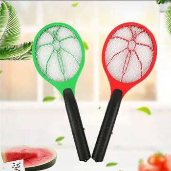 

Electronic Mosquito Swatter Three Layer Mesh Bug Mosquito Racket Electric Home Insect Fly Killer Swatter