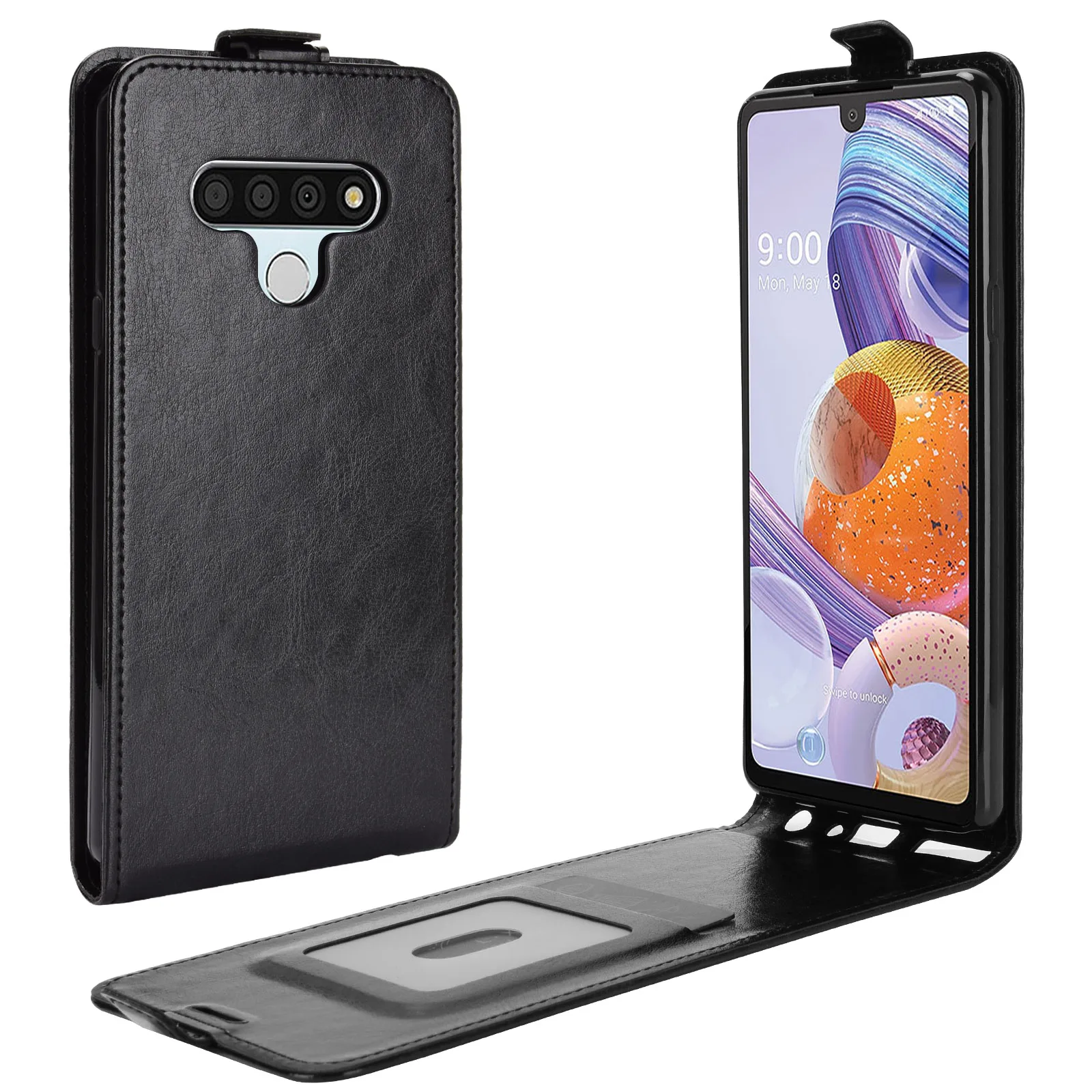 Чехол LG730 для LG Stylo 6 (6.8in) чехол с откидной крышкой кожаный толстый однотонный