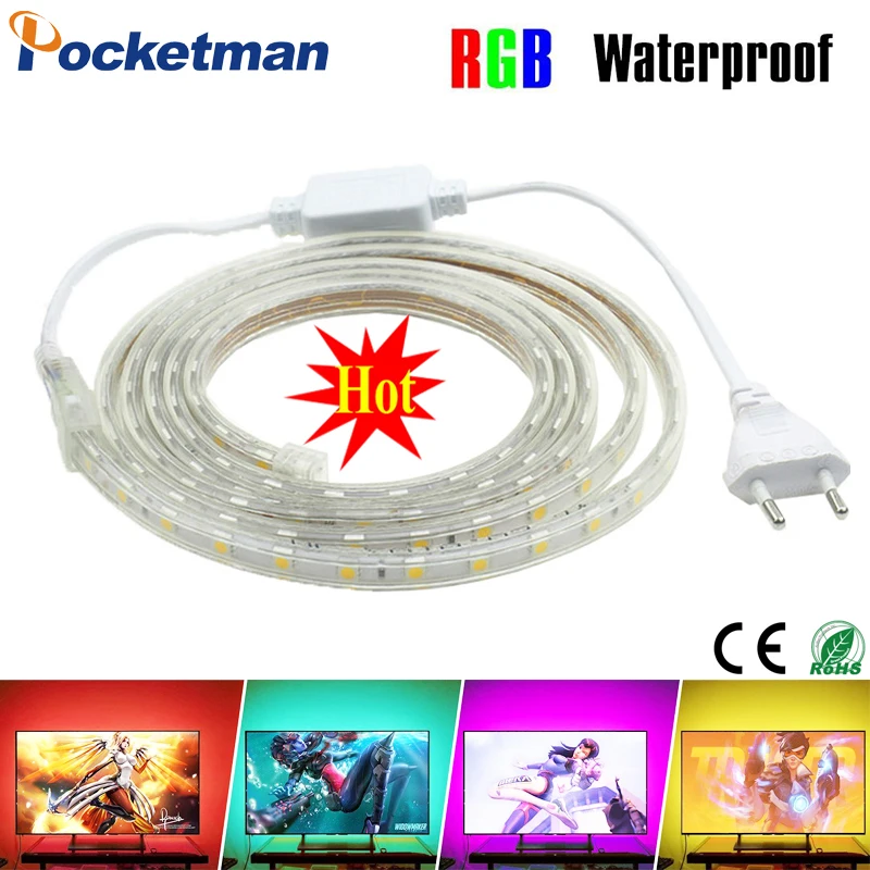 

USB Copper Wire Waterproof LED String Lights Power Plug 60leds/m for Holiday Party Wedding Christmas trees Decoration Lighting