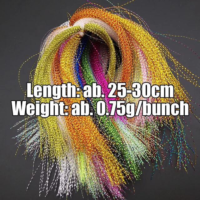 Silk Fly Tying Thread - Crystal Shining Tinsel For Fly Fishing Lures
