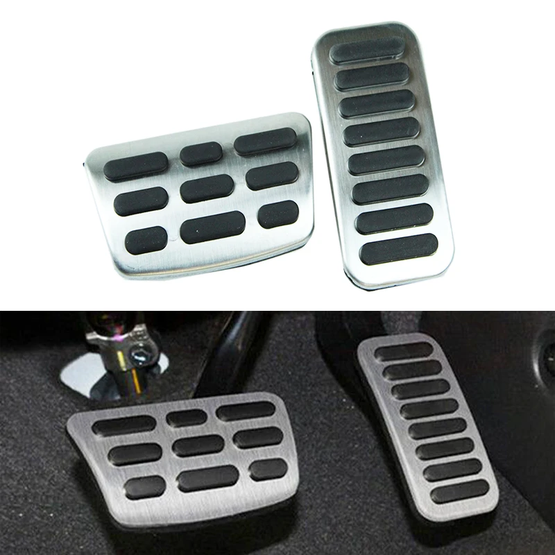 

For Hyundai Elantra 2017 Fuel Brake Foot Rest AT pedals Plate Non slip Car Accelerator Footrest Pedal Brake cover styling