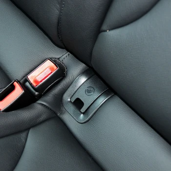 

Lightweight Car Rear Seat ISOFIX Cover ABS and PC Child Restraint Slot Trim Cover Auto Fastener Accessories for Audi A4 09-16