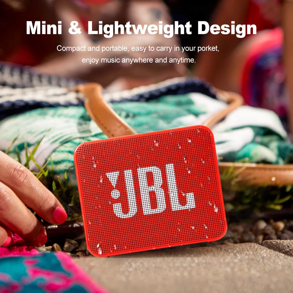 Беспроводная музыкальная мини Колонка JBL GO 2 Bluetooth IPX7 Водонепроницаемая