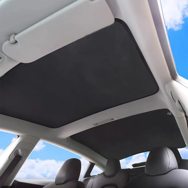 Auto-Sonnenschutz, Sonnenschutz, Faltbarer Schiebedach-Schatten Für Tesla  Model Y, Autodach