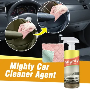 

Mighty Glass Cleaner Anti-fog Agent Spray Car Window Cleaner Multifunctional Windshied Interior Leather Cleaner 200ML
