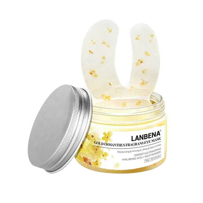 LANBENA маска для глаз гиалуроновой кислоты устранение темных кругов мешки для глаз увлажняющая укрепляющая уход за кожей вокруг глаз