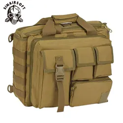 SINAIRSOFT Men'S Travel Bag Shoulder Outdoor Sport Bag Molle Rucksack Laptop Computer Camera Mochila Military Tactical Messenger