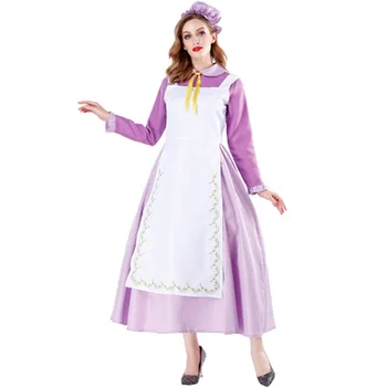 

Hot Love Live Tea party Tojo Nozomi Cosplay Costume Mrs. Tea maid Service stage anime cosplay Dress Women Girl fantasia Cothes