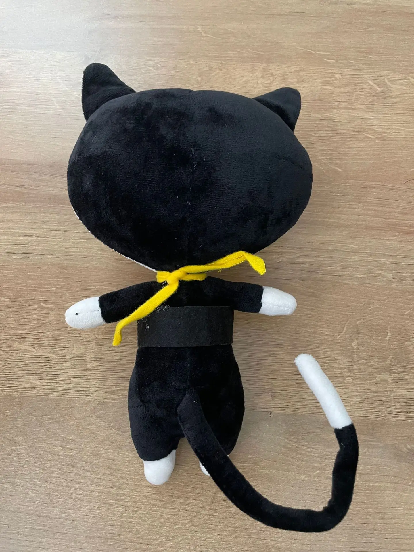 30cm Persona 5 Morgana Mona Black Cat Plush Pillow Doll Soft