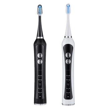 

Electric Toothbrush Powerful Sonic Cleaning - Use 5 Optional Modes Whitening Toothbrushes for Adults with 3 Brush Heads