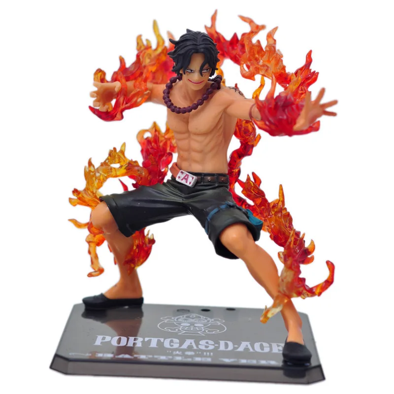 Anime One Piece ZERO Portgas D Ace PVC Action Figure Model Collection Toy 14CM KT3967 (2)