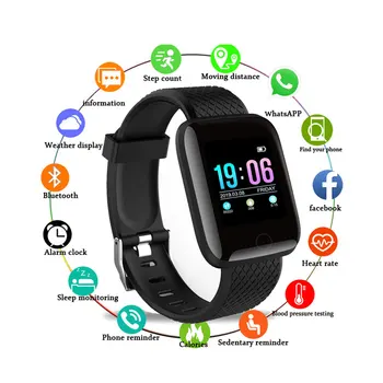 

D13 Bluetooth Smart Watch Touch Screen Blood Pressure Heart Rate Monitor Smart Bracelet smartband