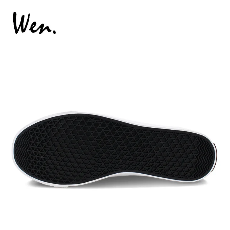 

Wen Western Style Casual Board Shoes Women's Cross Decorative Pattern Retro Classic Canvas Shoes Men's Large Size MEN'S SHOES 49