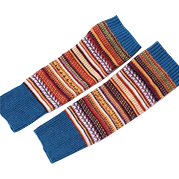 

1 Pair Women Leg Warmer Lengthen Thickened Winter Autumn Ladies Adult Foot Boot Knee High Fine Knitted Crochet Coldproof