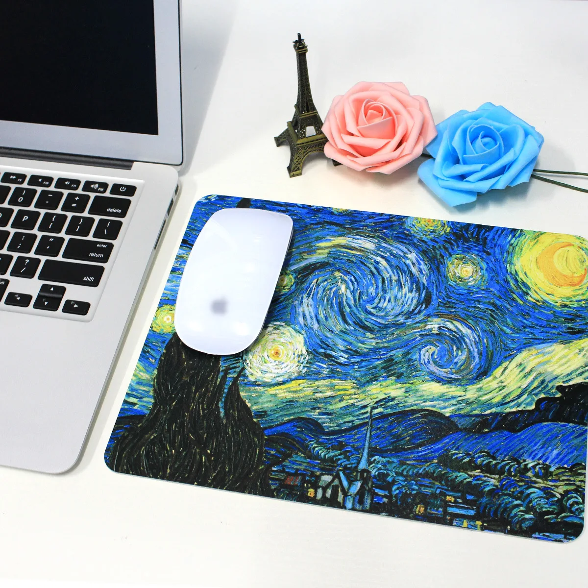 

Retro Style Mouse Pad Wrist Rest Mouse Pad high quality rubber desk pad computer gaming mouse pad