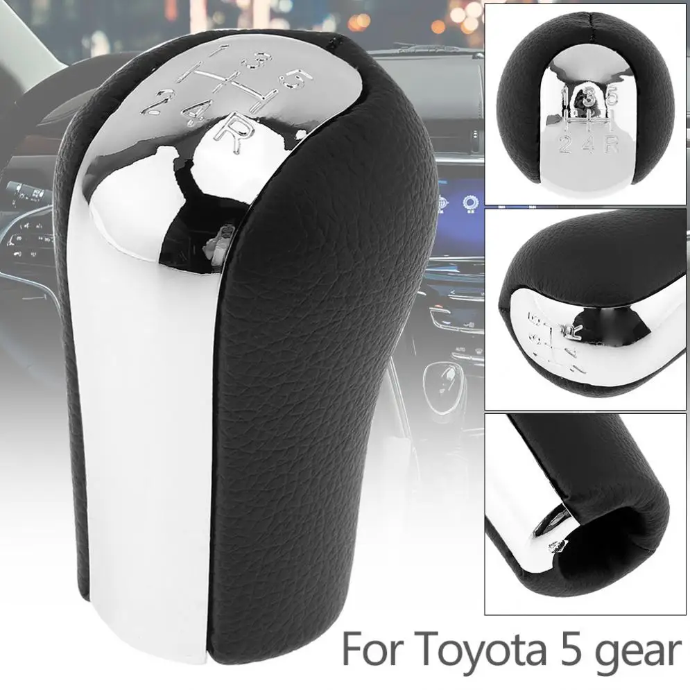 

5 Speed Manual Transmission Gear Shift Handball Knob fit for Toyota Corolla /RAV4 / Verso / Avensis / Yaris / Vitz 5 Gear Models