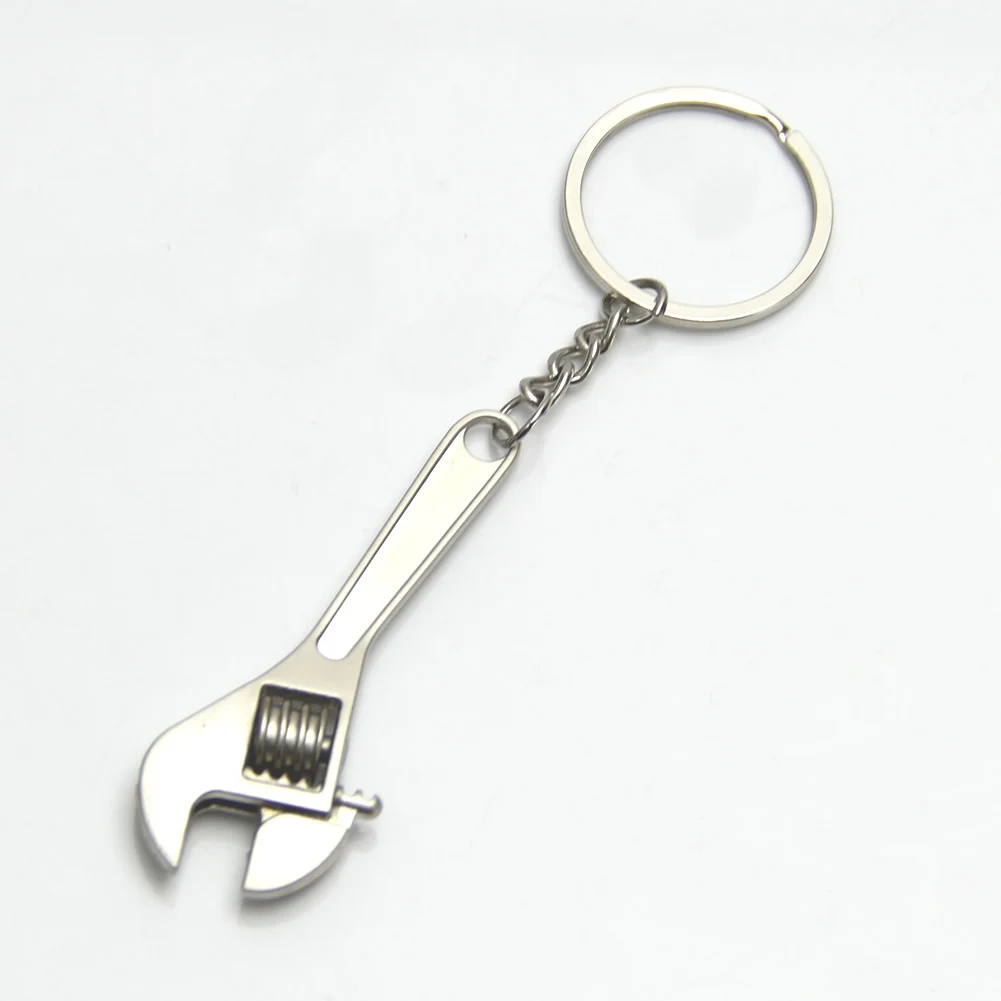 

Creative Tool Wrench Spanner Keyring Key Chain Ring Metal Keychain Adjustable
