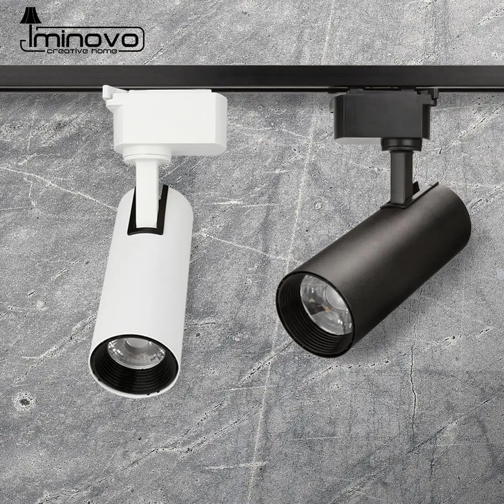 

LED Track Light COB Full Set 12W 20W 30W 40W Adjustable Rail Ceiling Lamp Spotlight Clothing Store Lighting Shop Display 220V