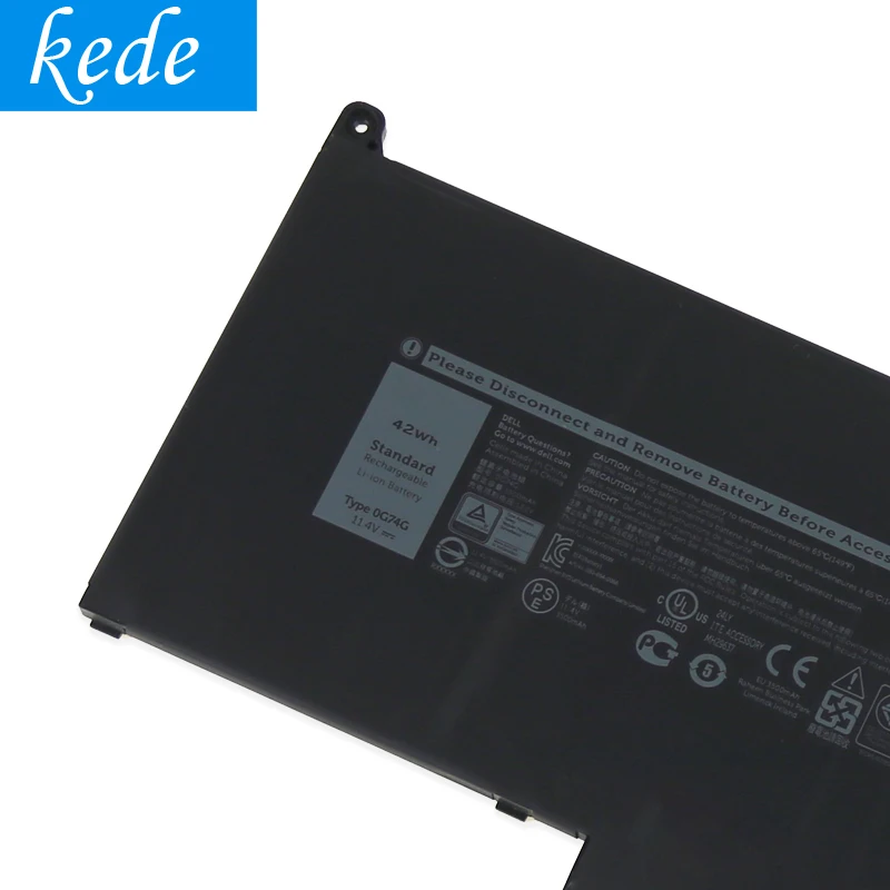 Kede 0G74G Аккумулятор для ноутбука Dell Latitude E7280 E7380 E7480 E7290 E7390 E7490 DJ1J0 F3YGT 451-BBZL PGFX4 ONFOH