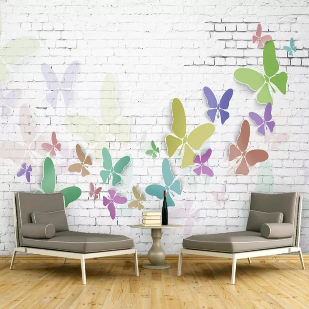 

Milofi manufacturers custom 3d retro nostalgic brick wall background wallpaper mural