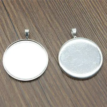 

10pcs Glass Cabochon Base Setting Melon Seed Base Setting Pendant Tray Handmade Jewelry Findings