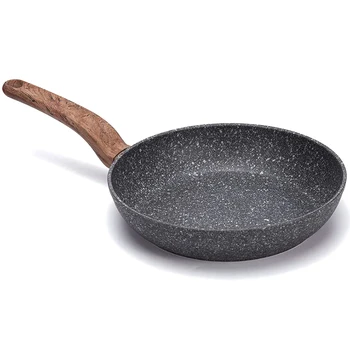 

8 Inch Non-Stick Frying Pan Omelet Skillet Egg Pan Stone-Derived Non-Stick Granite Coating ,Light Weight Design