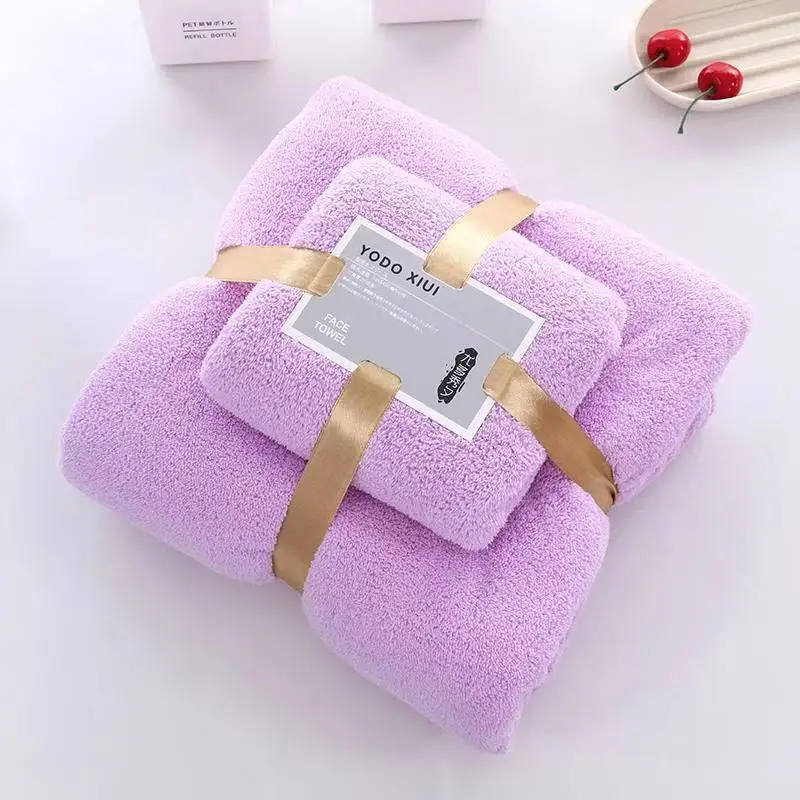 Light purple towel Удобное одеяло для новорожденных, зимнее мягкое теплое одеяло для дивана/детское одеяло, одеяло для маленьких мальчиков и девочек, Фланелевое Пеленальное Одеяло из овечьей шерсти - Цвет: Light purple towel