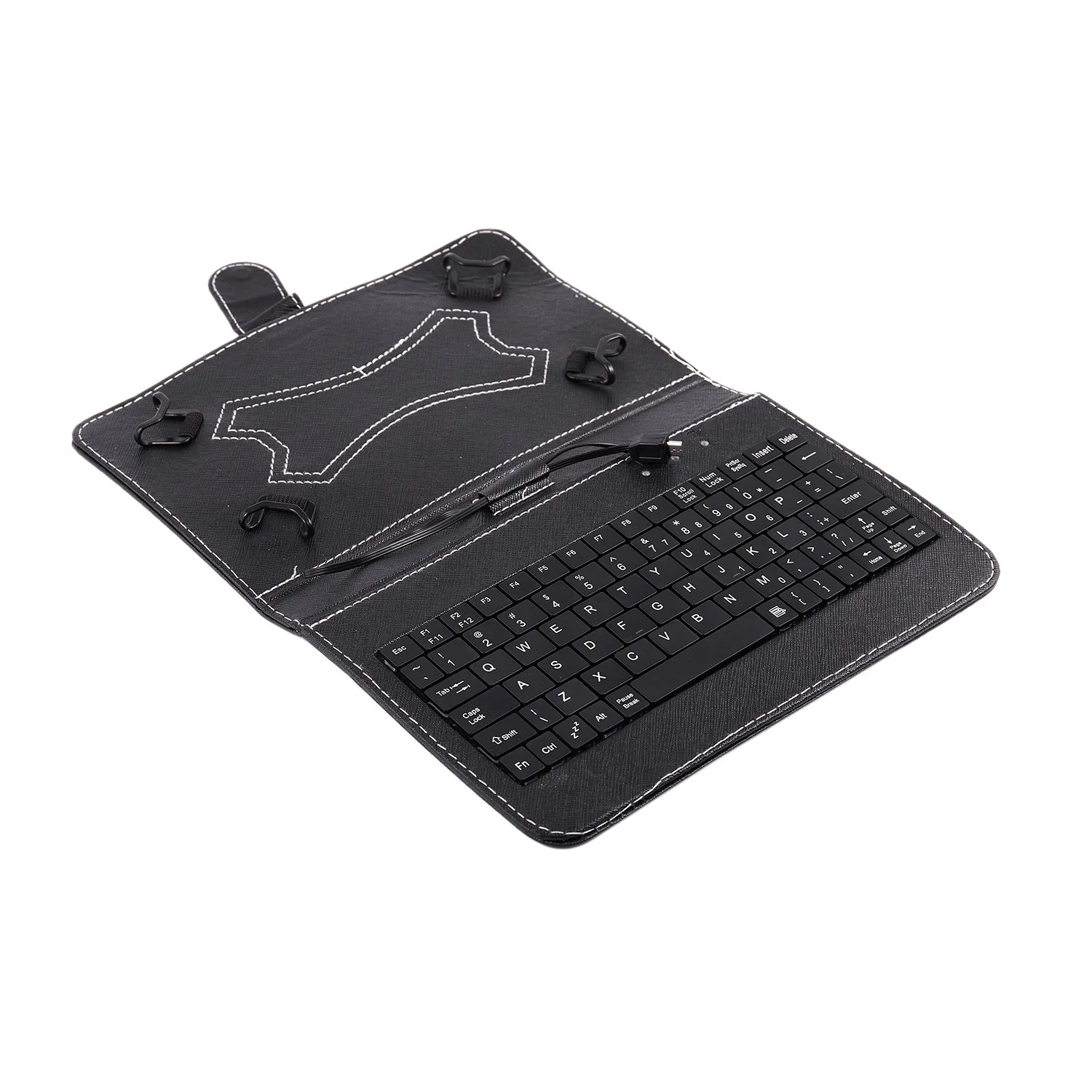 Funda Con Teclado Para Tablet 7 ROJO - conector v3 mini usb