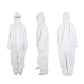 

Disposable Protective Isolation Clothing Protection Gown Outdoor Coverall Cyclin Suitable for body height 165-185cm