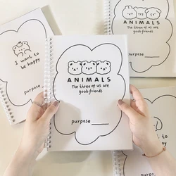 Carnet de Journal Agenda à feuilles mobiles 2022, mignon Kawaii, papeterie scolaire et de bureau pour étudiants 