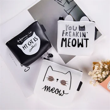 

20pcs/lot little 10cm cat Coin Purse , small kids coin Wallet Pouch BAG