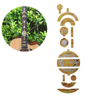

Guitar Fret Inlay Stickers Imitation Abalone Fretboard Neck Decals Marker For Acoustic Electric Guitar