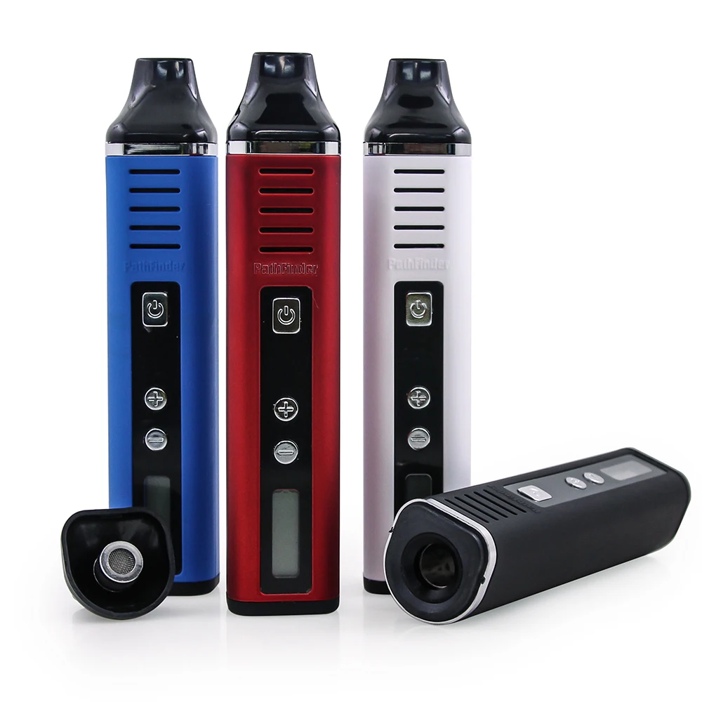 

Original Pathfinder Dry Herb Vaporizer II V2 Herbal Wax Kit Electronic Cigarette 2200mAh with OLED Display Vape Pen Mod Vapor