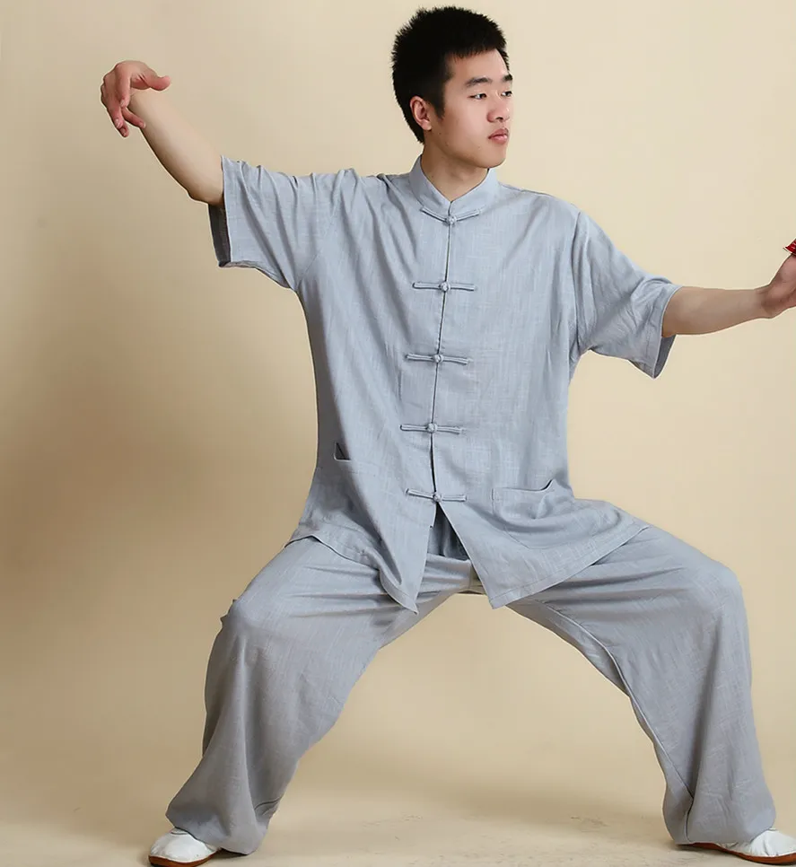 Tai Chi униформа одежда для женщин и мужчин Wushu Одежда Кунг-фу Униформа костюм из хлопка и льна униформа для прогулок на открытом воздухе Morning Sprots