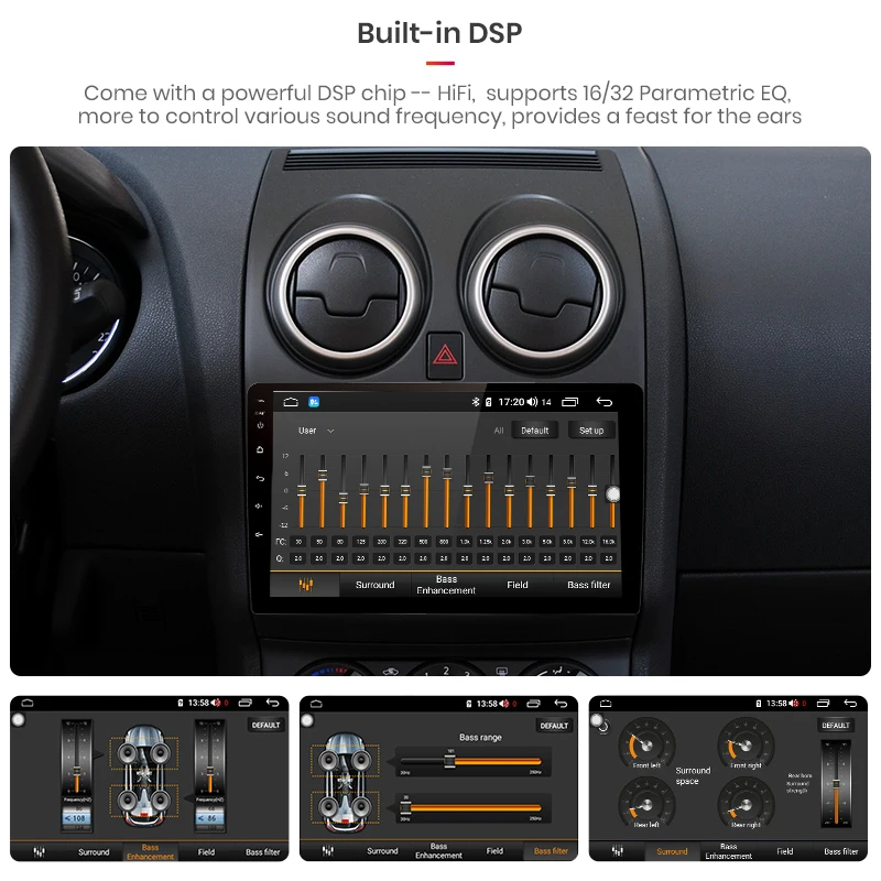 Discount AWESAFE for Nissan Qashqai 2006-2013 J10 Car Radio Multimedia video player GPS DSP No 2din 2 din Android 9.0 4G+64G 2