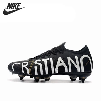 

Nike Mercurial Vapor Fury VII Flyknit 360 Elite CR7 SE Low Cut High Ankle SG Soccer Cleats Football Shoes Men Sport Outdoor