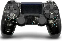 Wireless Controller for PS-4, New Launch 2021 Game Remote for PS-4/Pro/Slim, Gamepad Joystick with Dual Vibration/six-axis gyro