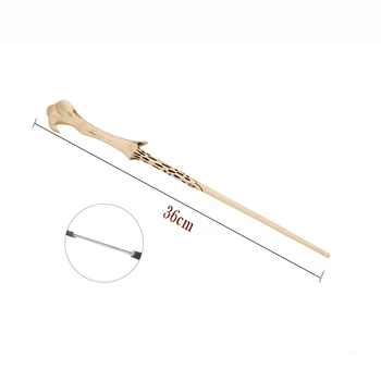 

New Arrive Voldemorte Magic Wand Metal Core Cosplay Stick not include box Christmas Kid Toy Gift